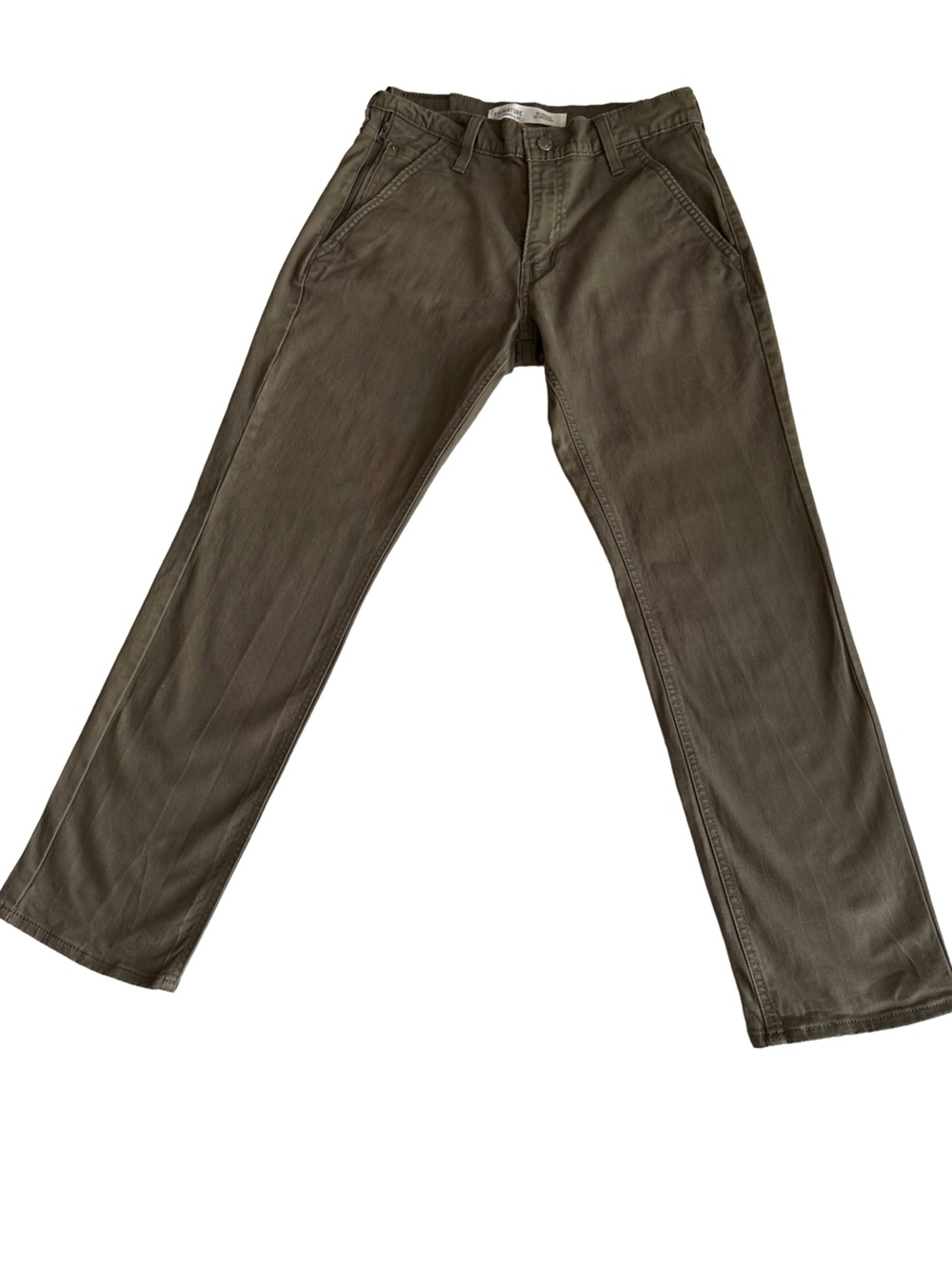 Signature by Levi Strauss S67 Athletic Pants Men’s 29x30 Olive Stretch Chinos